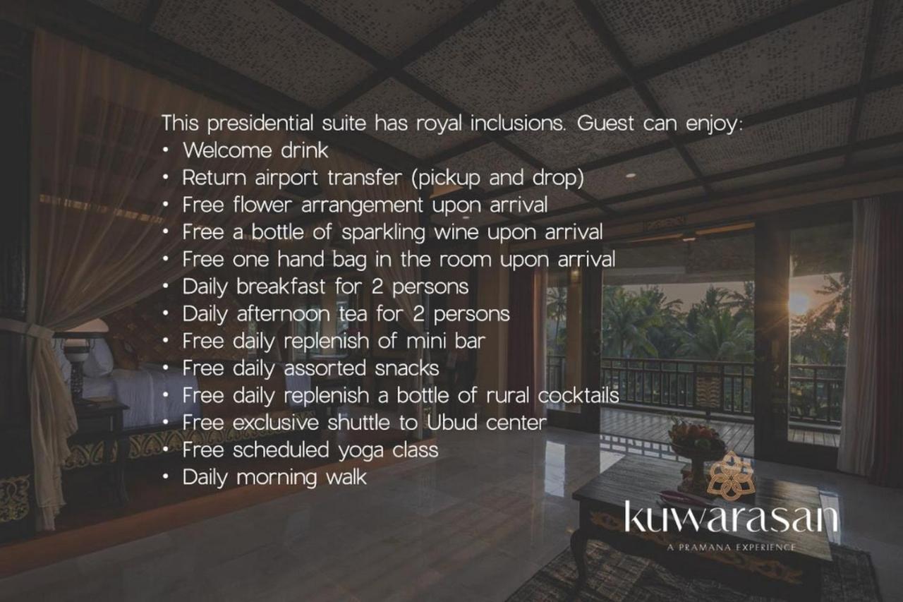 Hotel Kuwarasan A Pramana Experience Ubud Zewnętrze zdjęcie